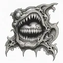 Bite Marks tattoo design idea