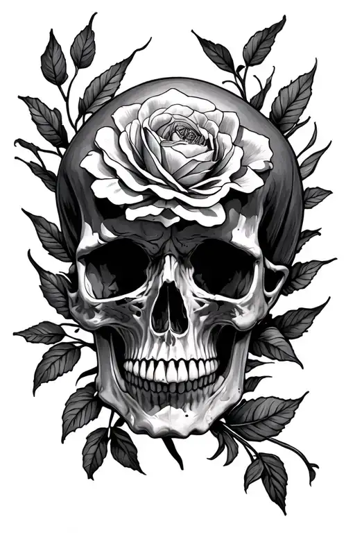 Memento mori memento live tattoo design idea