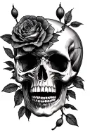Memento mori memento live tattoo design idea
