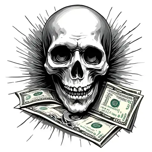 MOther money prison death  tattoo design idea