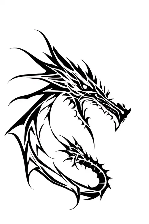 Skyrim dragon language tattoo design idea