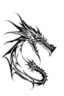 Skyrim dragon language tattoo design idea