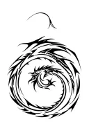 Skyrim dragon language tattoo design idea