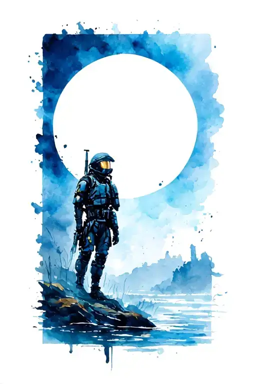 Helldivers tattoo design idea