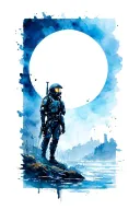 Helldivers tattoo design idea