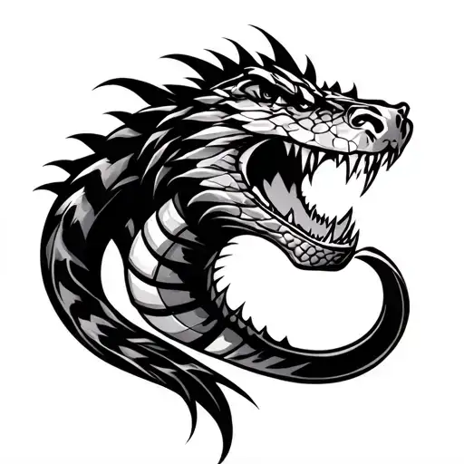randy orton viper logo tattoo design idea