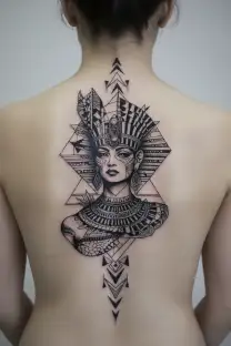 cleopatra tattoo design idea