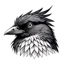 animal bird historic geometry patterns tattoo design idea