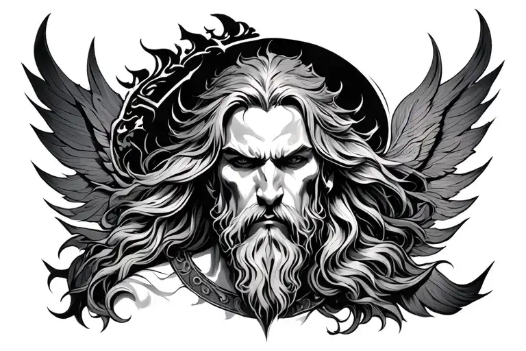 norse mythology tattoo design idea