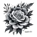 Isaiah 43:1b tattoo design idea