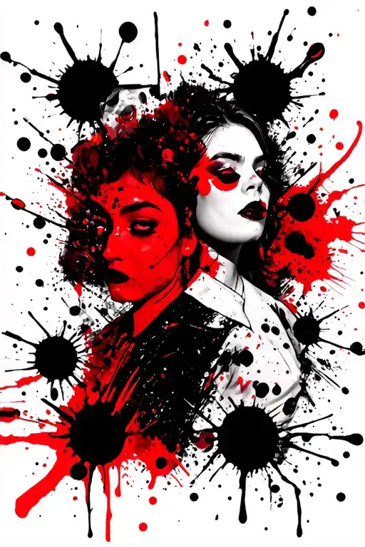 Twin tattoo design idea