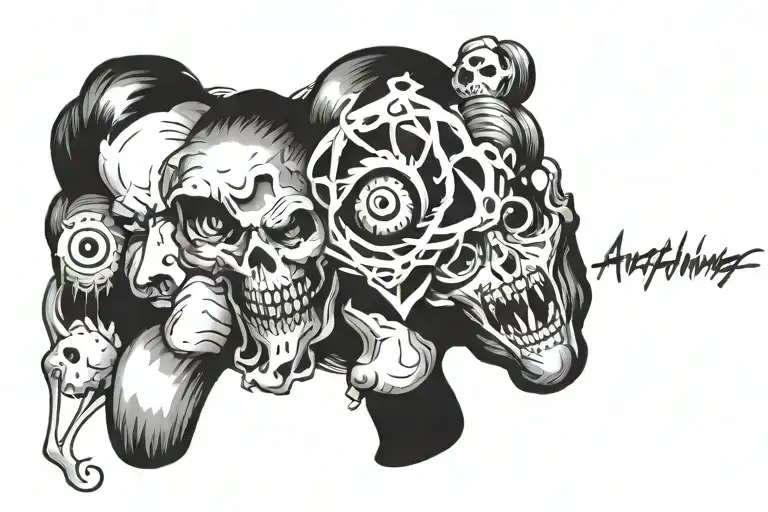 anything equals everything tattoo design idea