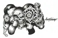 anything equals everything tattoo design idea