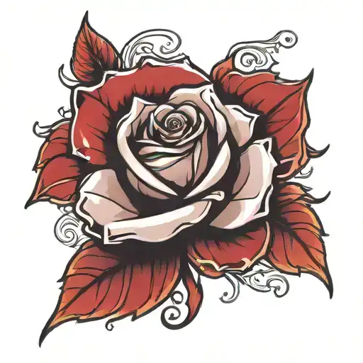 scarlet jade rose tattoo tattoo design idea
