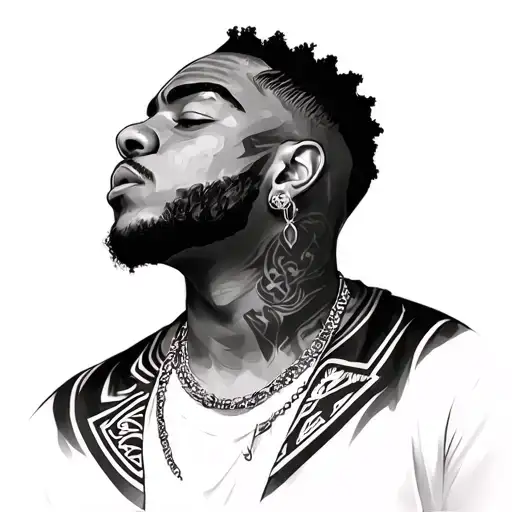 Kevin Gates Luca Brati Bwa tattoo design idea