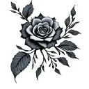 Ankle Bracelet tattoo design idea