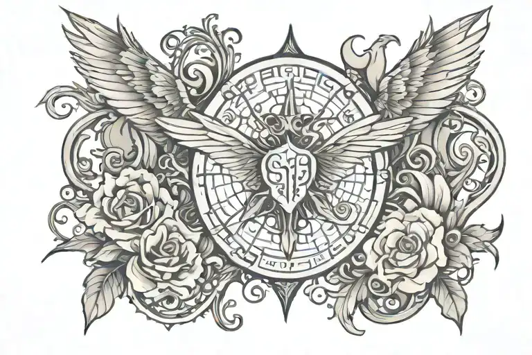 Genesis 3:19 incorporated tattoo design idea