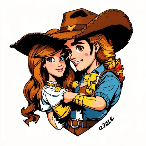 woody and bo peep tattoo tattoo design idea
