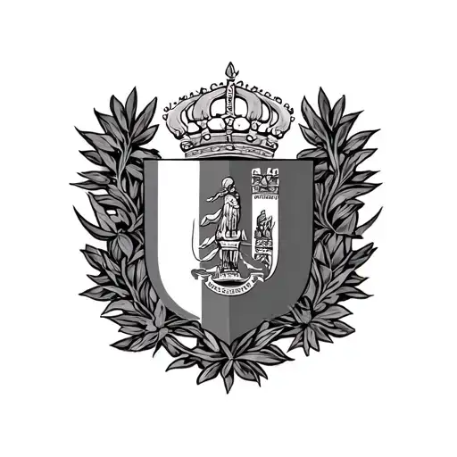 Sicilian Flag tattoo design idea