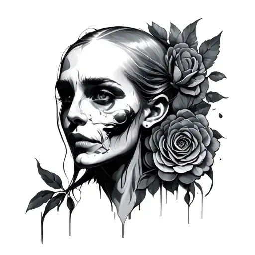 Schizophrenia tattoo design idea
