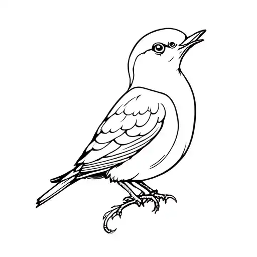 kiwi bird tattoo design idea