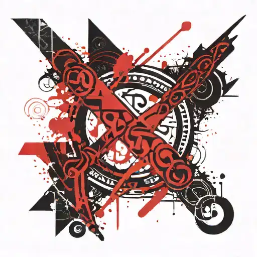 Norse Binding Runes tattoo design idea