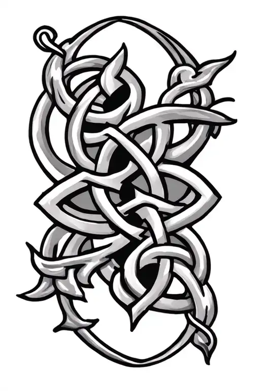 Eire Celtic design tattoo design idea