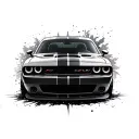 2014 dodge challenger tattoo design idea