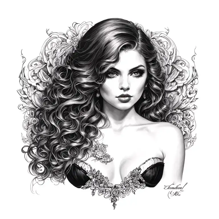 "femdom" "dominatrix" tattoo design idea