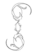 Pisces Capricorn Sagittarius tattoo design idea