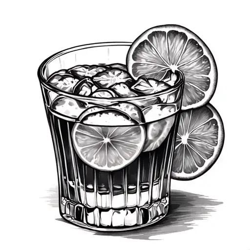Negroni tattoo design idea