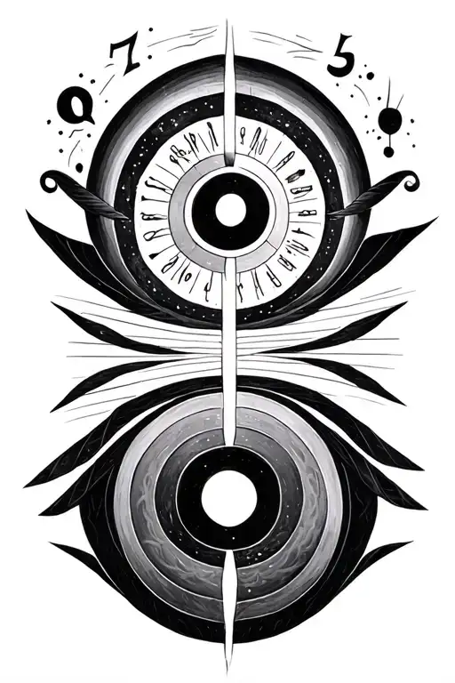 circle of fifths tattoo design idea