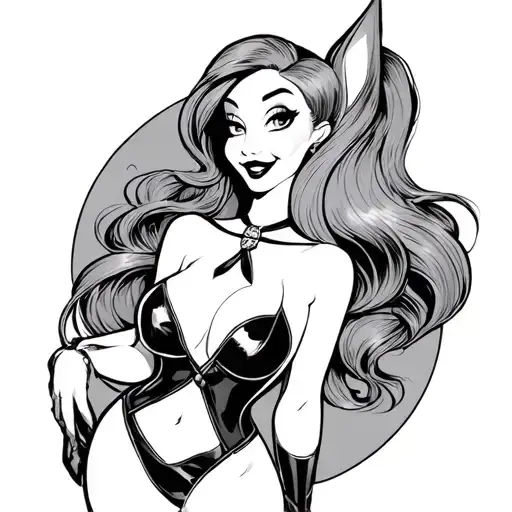 Jessica Rabbit tattoo design idea
