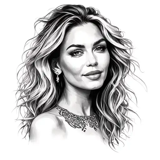 Nicole Aniston tattoo design idea