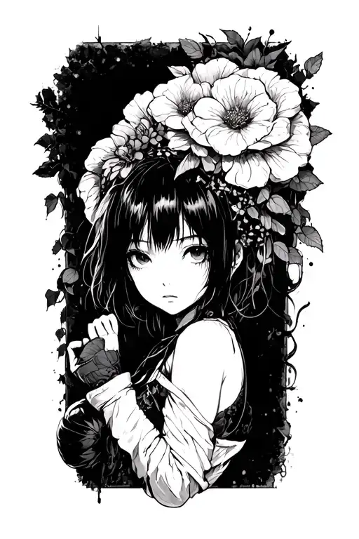 sakuko from silent hill tattoo design idea