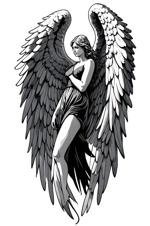 Angel Wings tattoo design idea