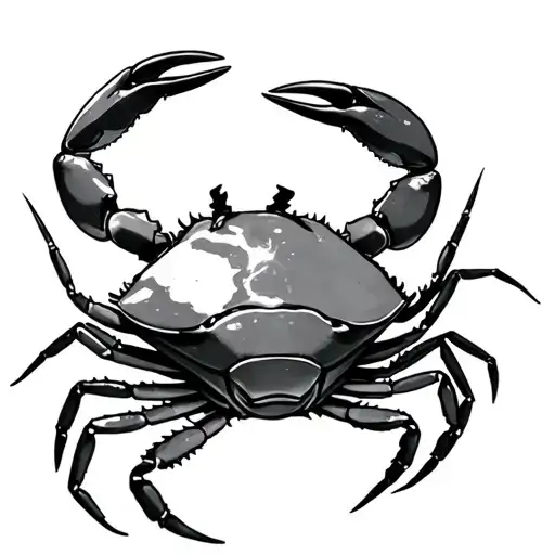 Crab tattoo design idea