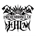 "In Remembrance of Him" alpha phi alpha fraternity tattoo design idea