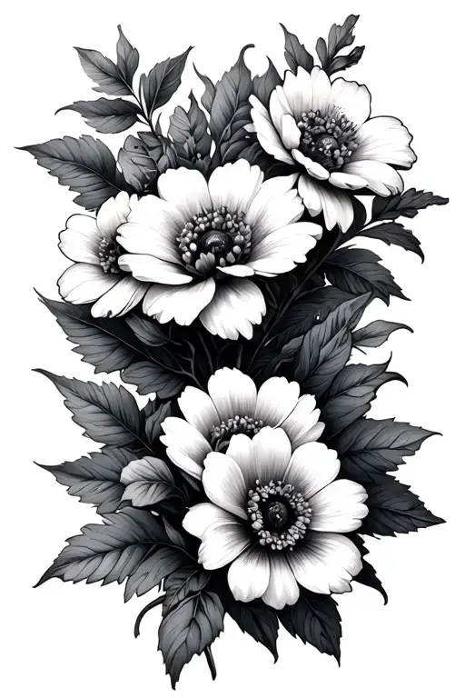 flowers, book pages tattoo design idea