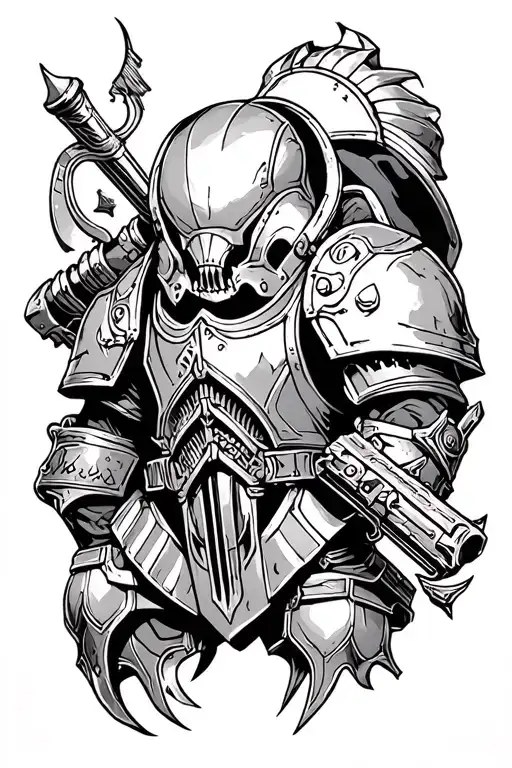 warhammer 40k tattoo design idea