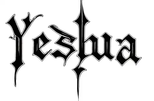"Yeshua" tattoo design idea