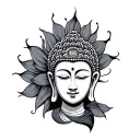 buddhist tattoo design idea