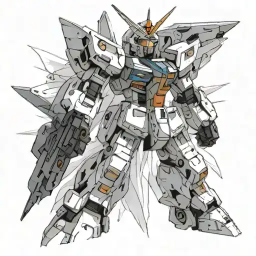Gundam Penelope tattoo design idea