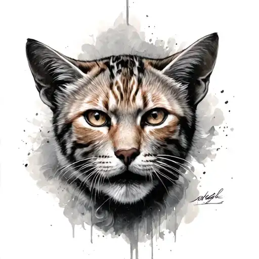 uncertainty in life, cunning, gaining experience, kindness, development. tattoo design idea