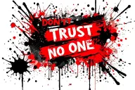 Don't Trust No One tattoo design idea