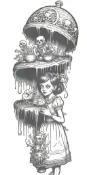 descent into madness tattoo design idea