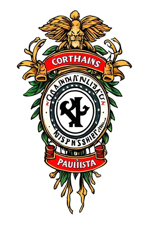 Corinthians Paulista Logo Morphing tattoo design idea