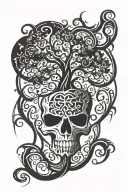 poison tree tattoo design idea