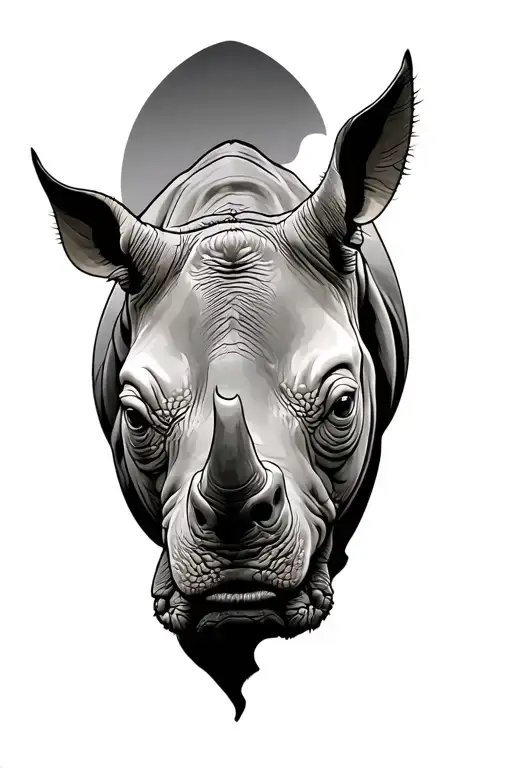 rhino mandela tattoo tattoo design idea