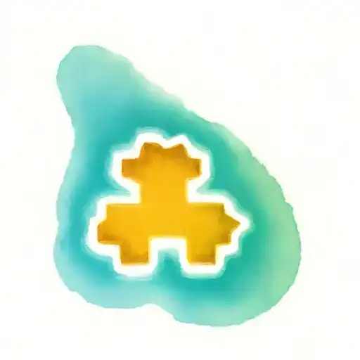 small Coptic cross tattoo design idea